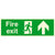 Fire Exit Sign Up Arrow