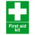 First Aid Kit Safety Sign