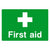 First Aid Safety Sign