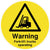 Forklifts Operating Floor Sticker