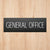 General Office Sign Midnight Black Landscape