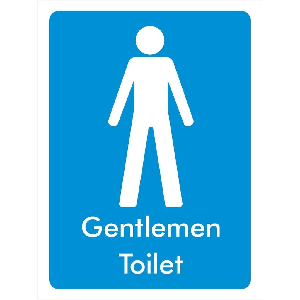 Gentlemen Toilet Sign