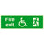 Glow In The Dark Fire Exit Disabled Sign