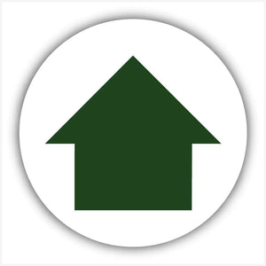 Green Arrow Waymarker sign