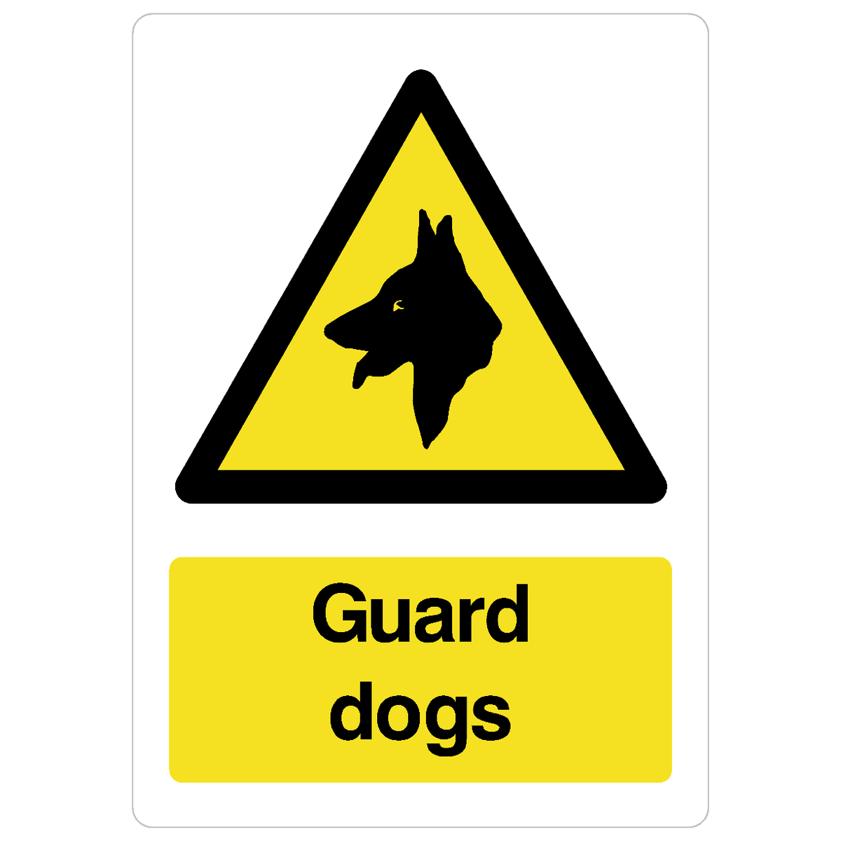 Guard Dogs Sign