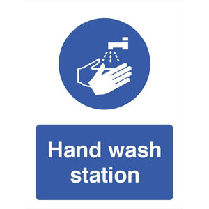 Hand Wash Station Sign