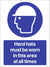 Hard Hats Must Be Worn In This Area At All Times Sign