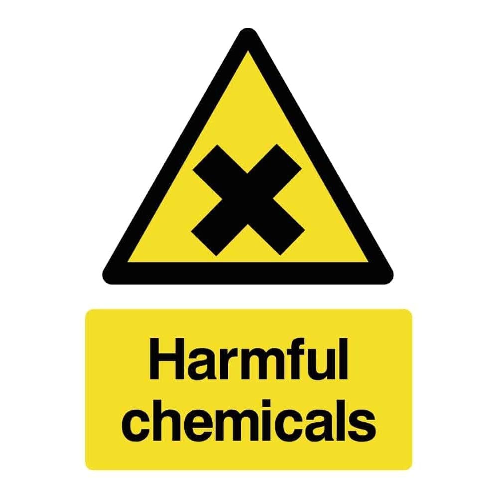 Harmful Chemicals Sign