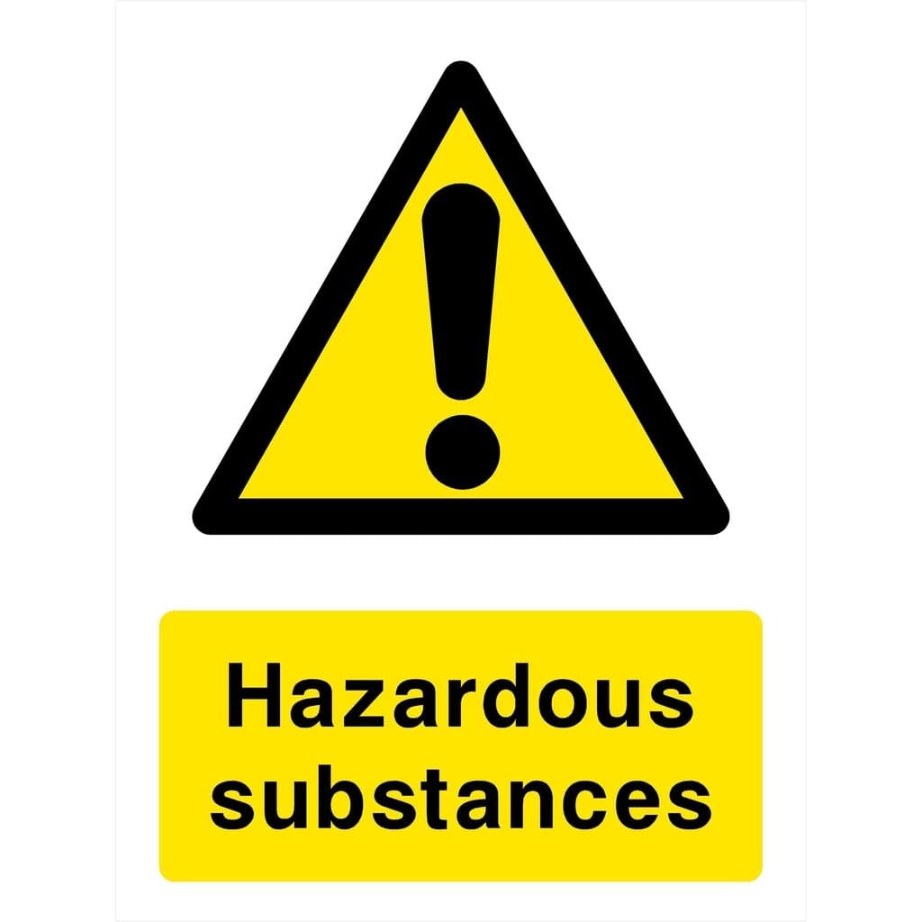Hazardous Substances Sign