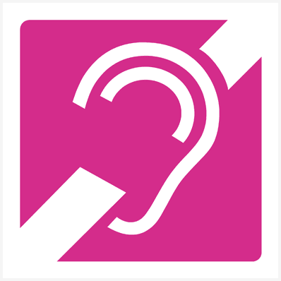 Hearing Impairment Symbol Sign