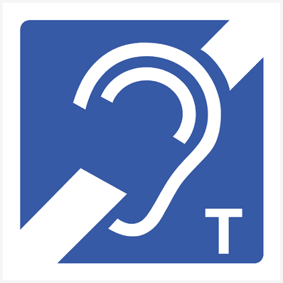 Hearing Loop Symbol Sign