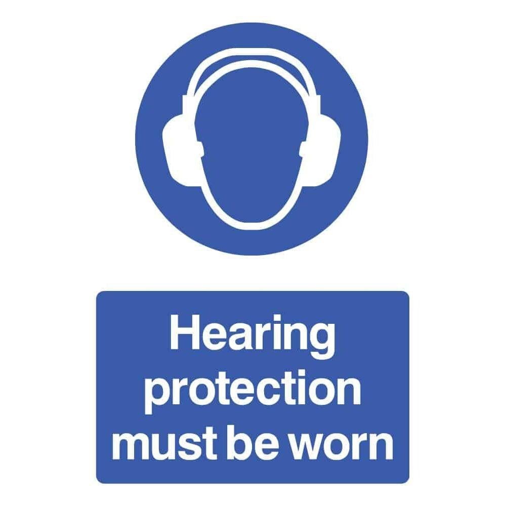 Hearing Protection Must Be Worn Sign