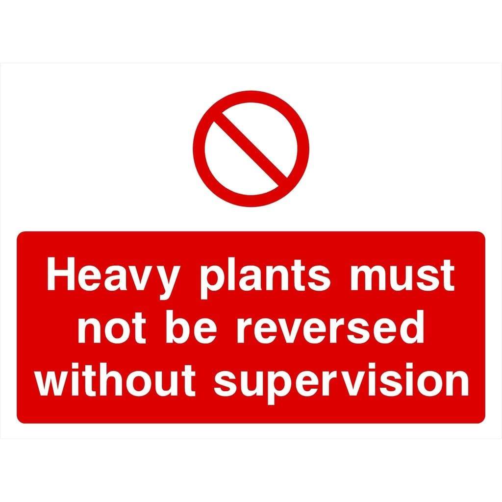 Heavy Plants Must Not Be Reversed Sign