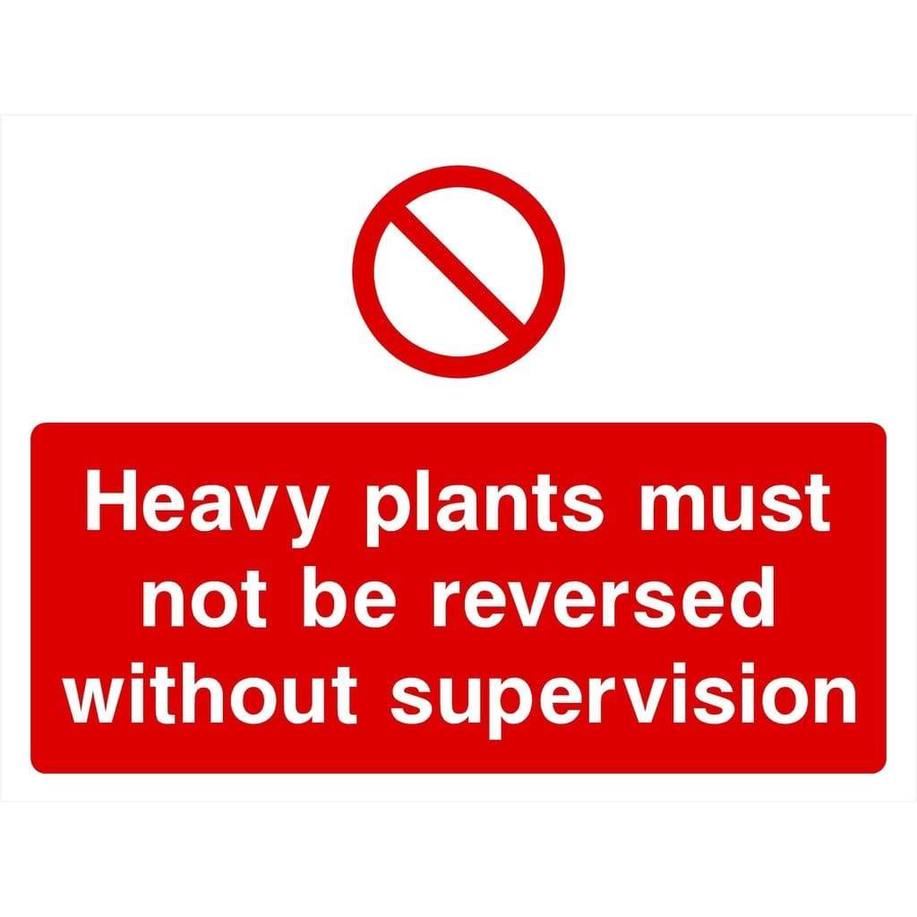 Heavy Plants Must Not Be Reversed Sign