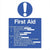 In The Event Of Accident Or Illness First Aid Sign