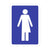 Inclusive Icon Toilet Sign