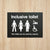 Inclusive Toilet Sign Midnight Black Landscape