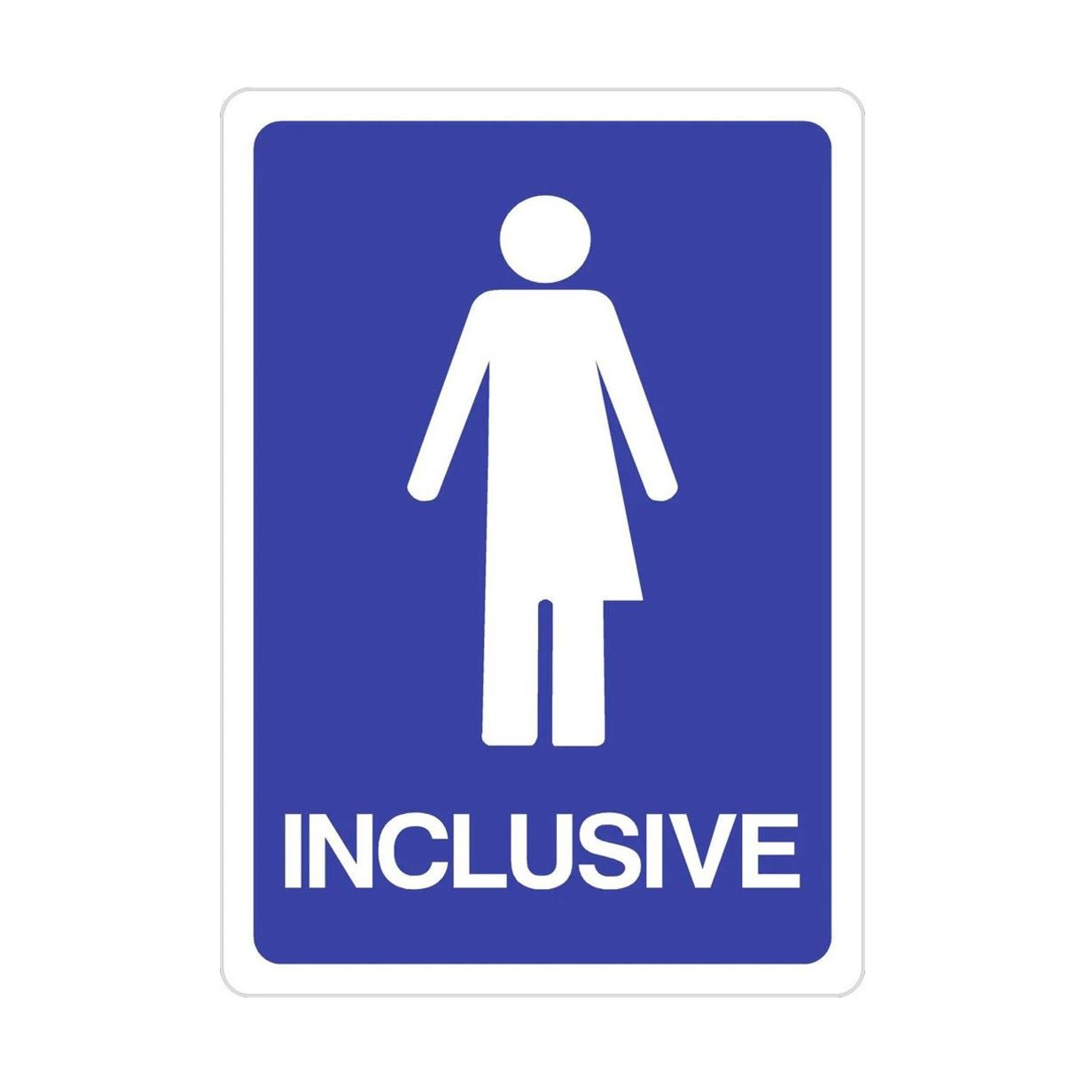 Inclusive Toilet Sign