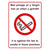 It Is Against The Law To Smoke Sign Welsh Version