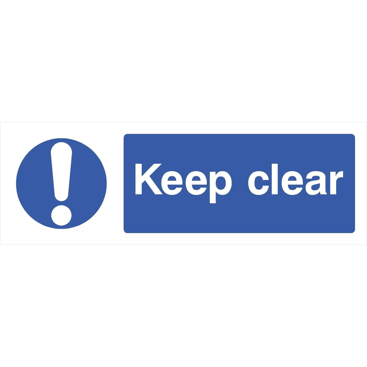 Keep Clear Sign | Landscape