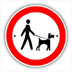 Keep Dogs on Lead Waymarker sign