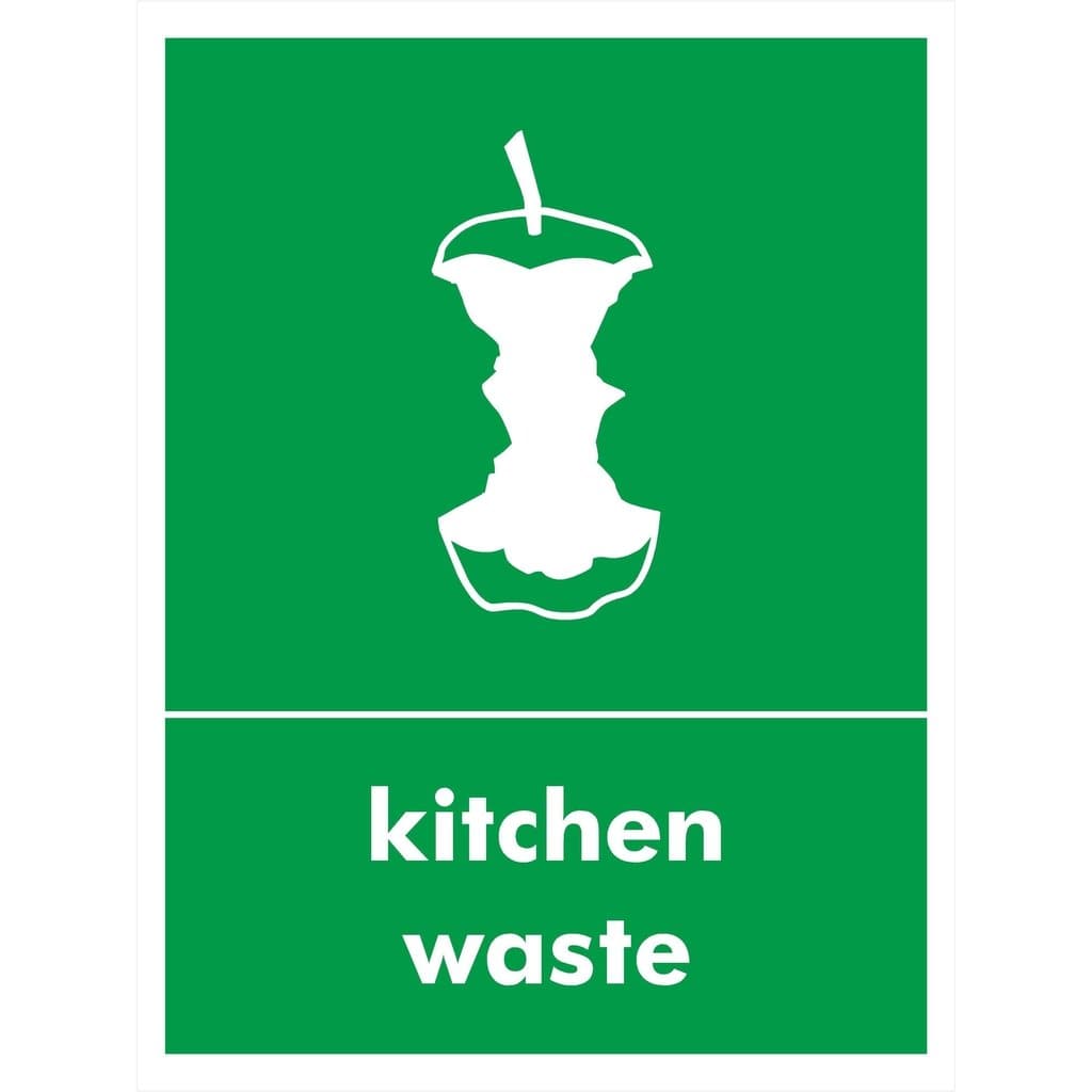 Kitchen Waste Recycling Sign