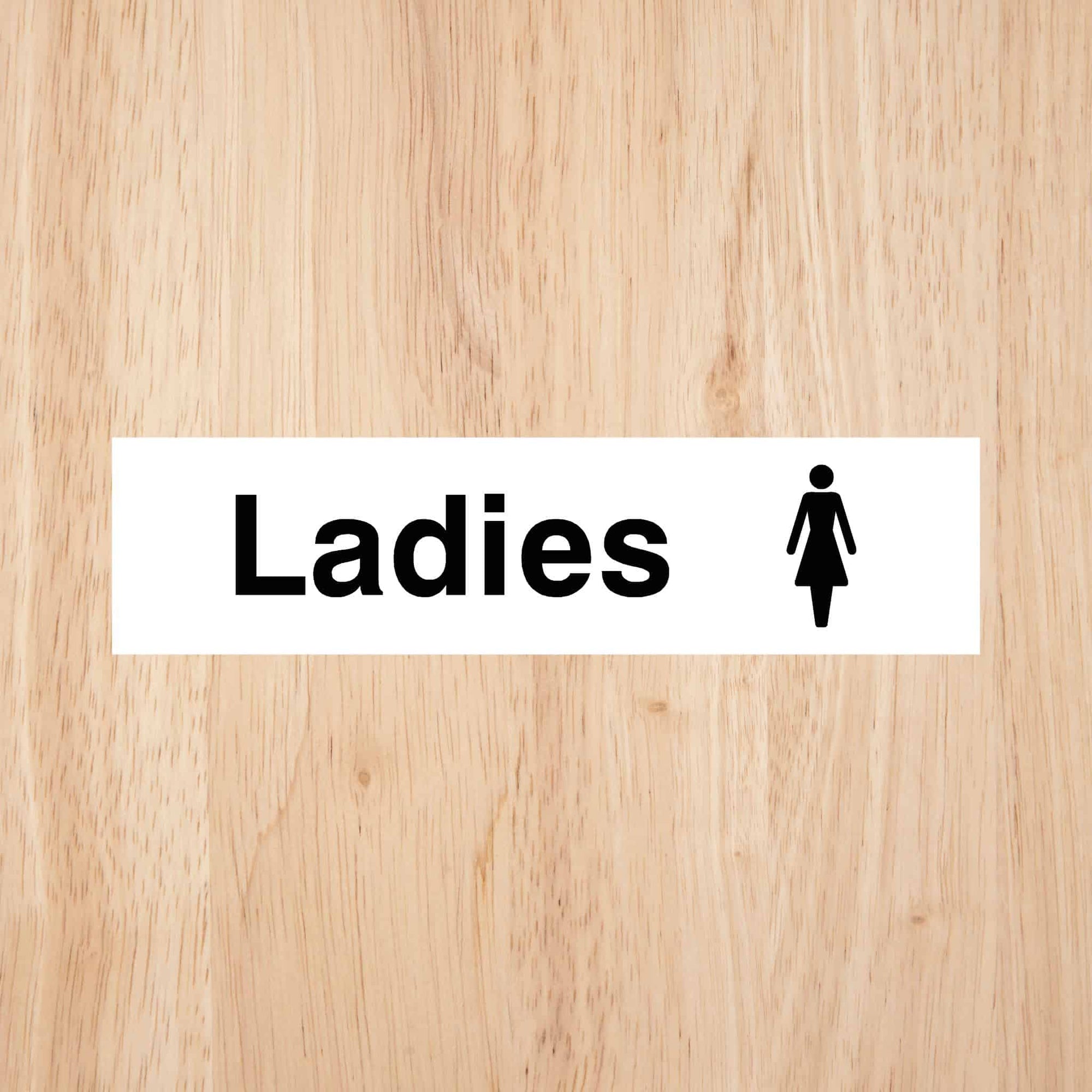 Ladies Toilet Standard Sign