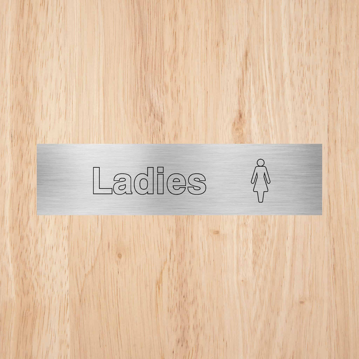 Ladies Toilet Standard Sign