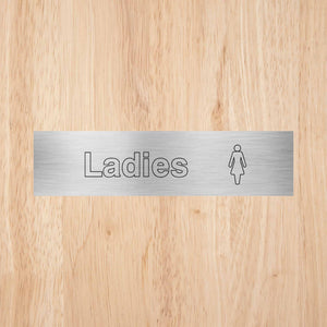 Ladies Toilet Standard Sign