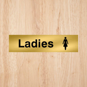 Ladies Toilet Standard Sign