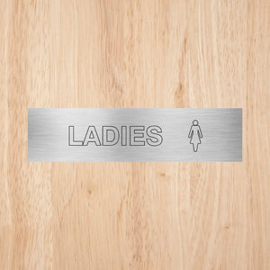 Ladies Toilet Standard Sign | CAPS