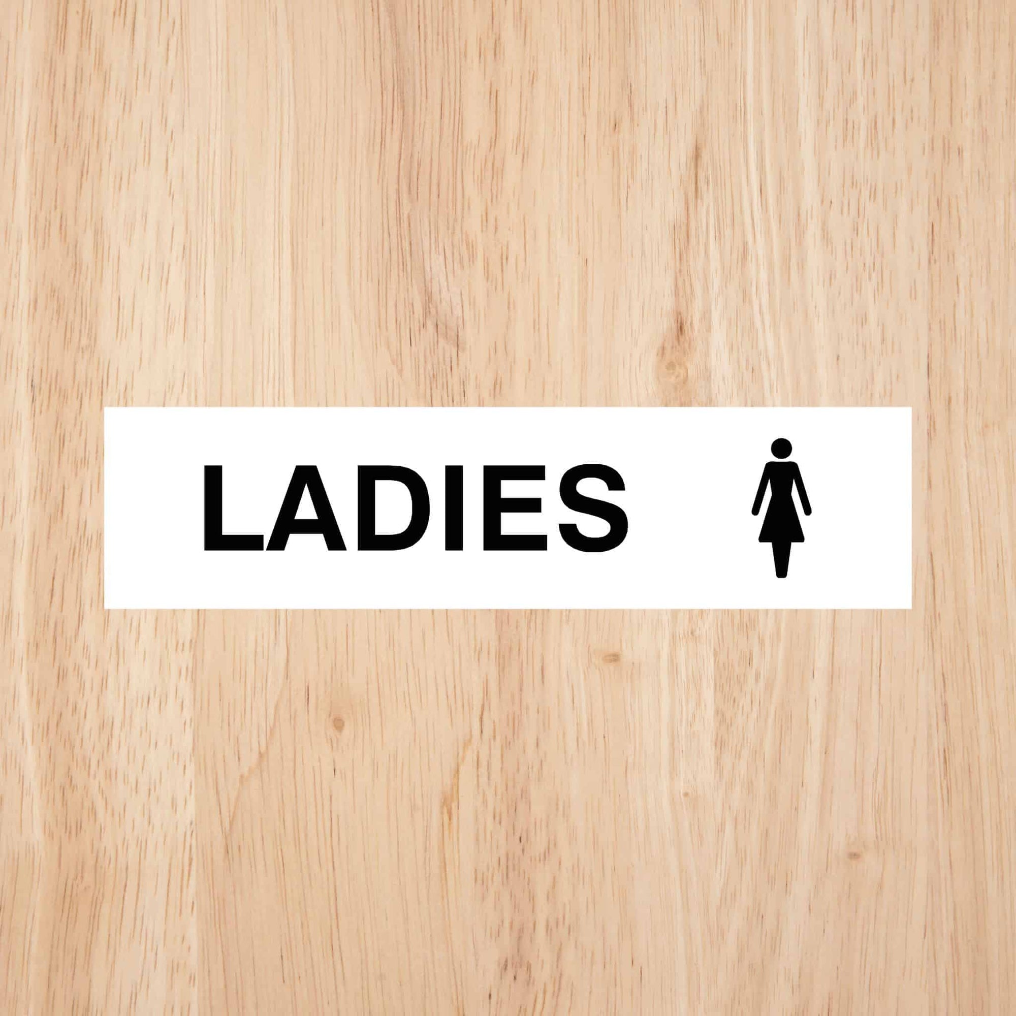 Ladies Toilet Standard Sign | CAPS