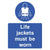 Life Jackets Must Be Worn Sign