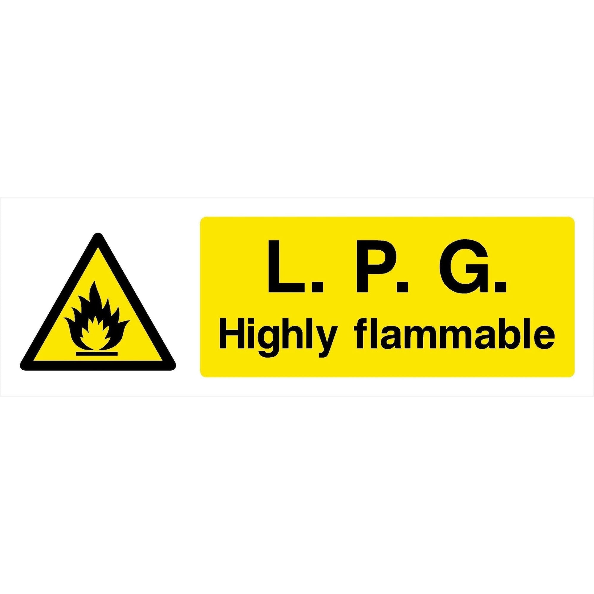 LPG Highly Flammable Safety Sign