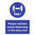 Maintain Social Distancing In Play Area 1m Sign