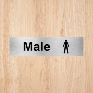 Male Toilet Standard Sign