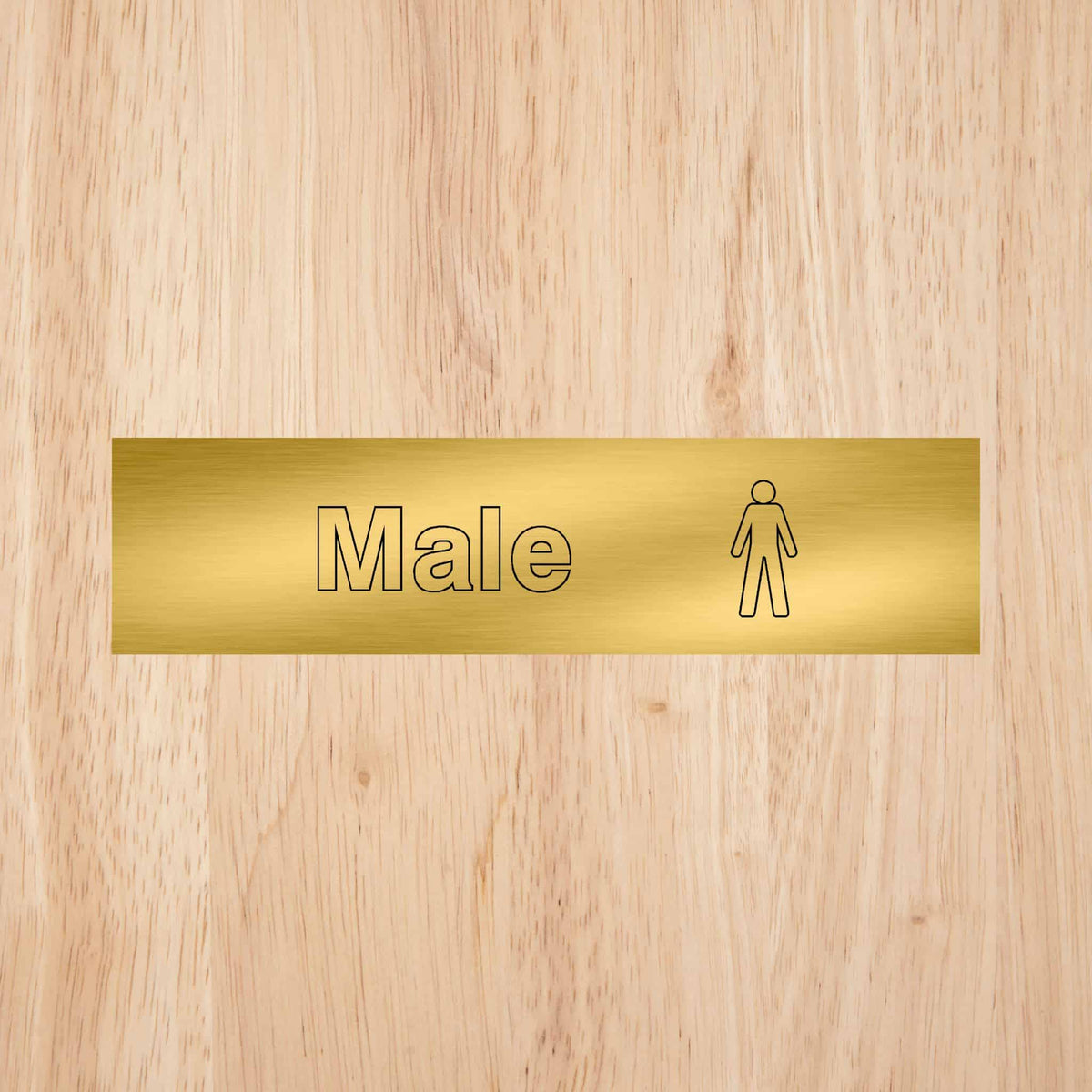 Male Toilet Standard Sign