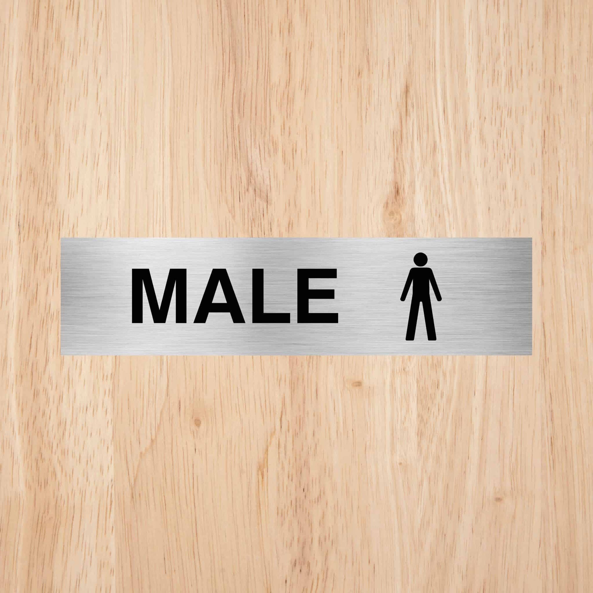 Male Toilet Standard Sign CAPS