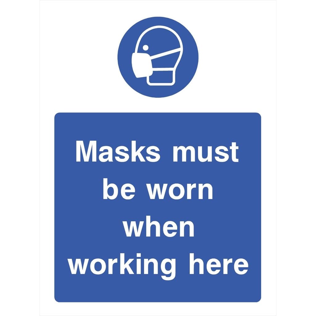 Masks Must Be Worn Sign