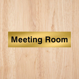 Meeting Room Door Sign