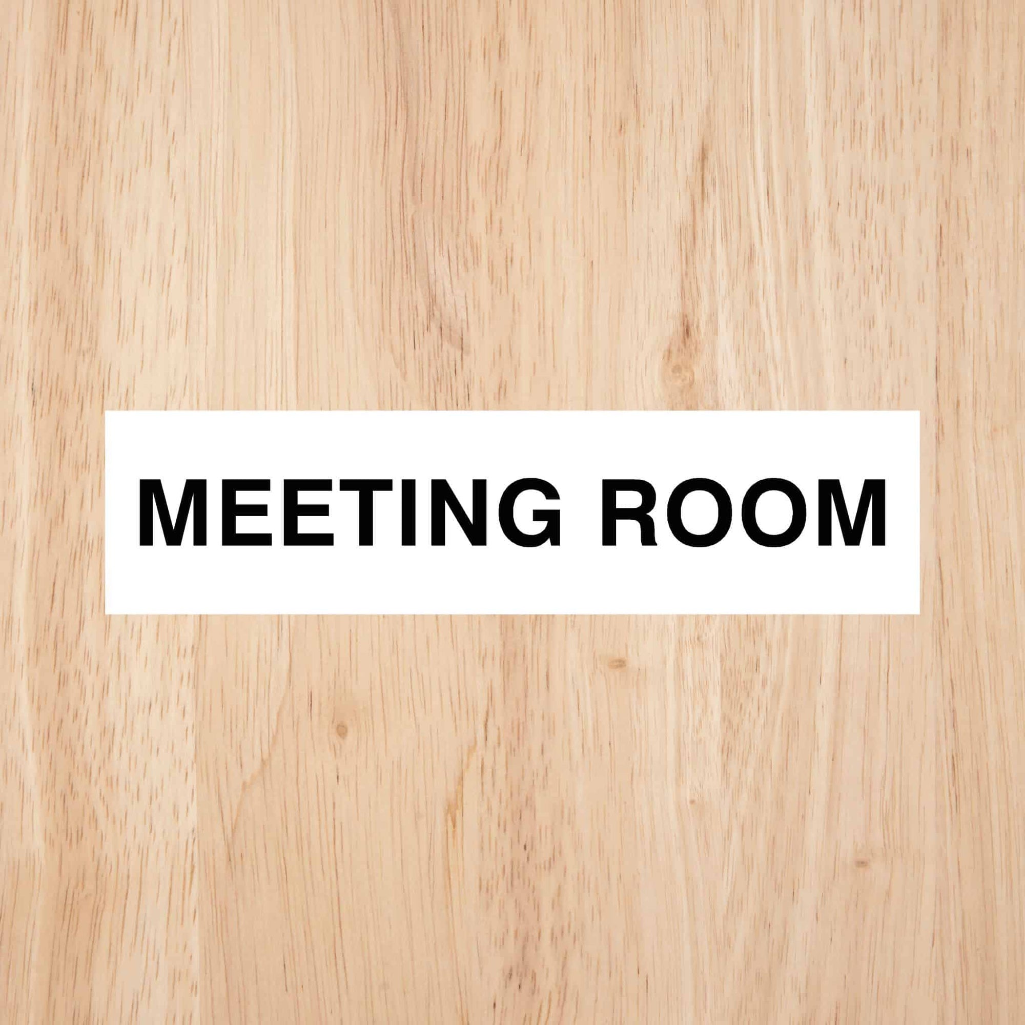 Meeting Room Door Sign CAPS