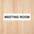 Meeting Room Door Sign CAPS