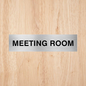 Meeting Room Door Sign CAPS