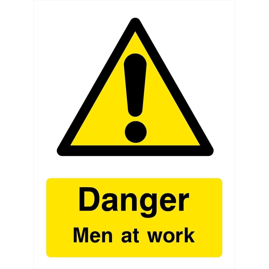 Men At Work Sign