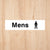 Mens Toilet Standard Sign