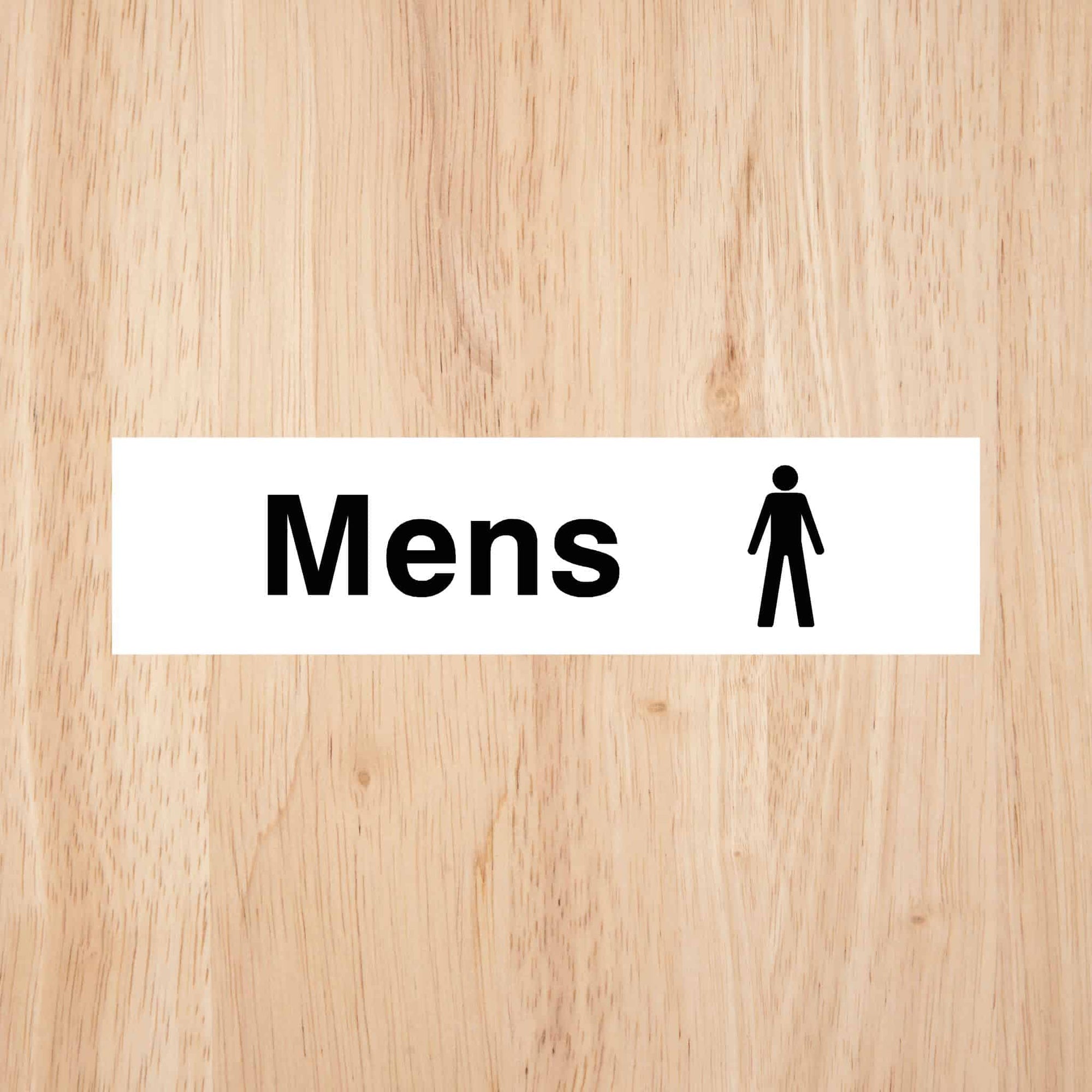 Mens Toilet Standard Sign