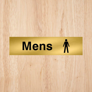 Mens Toilet Standard Sign