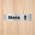 Mens Toilet Standard Sign