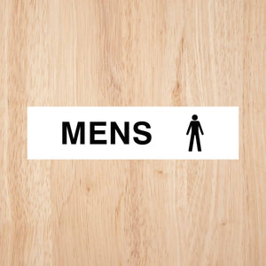 Mens Toilet Standard Sign | CAPS