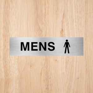 Mens Toilet Standard Sign | CAPS